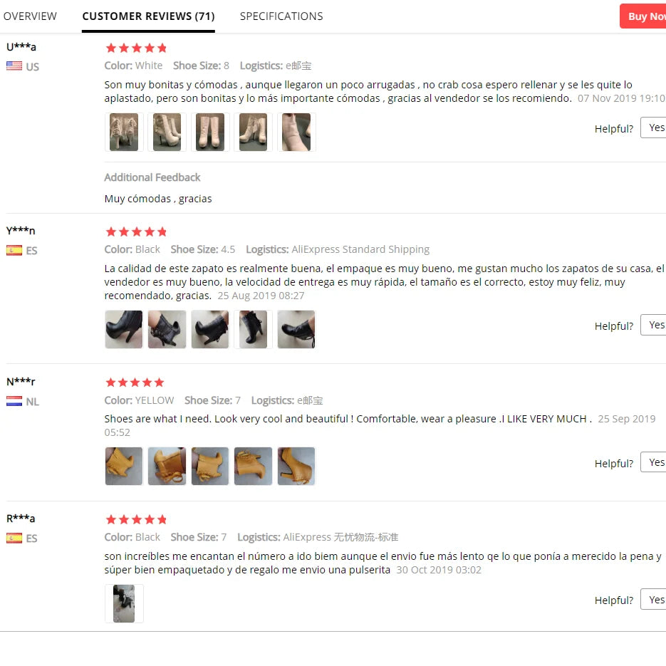 Fashion Ankle Boots Women Platform High Heels Short Boot Lace-up Black White Yellow Party Winter Shoes Lady Large Size 50 45