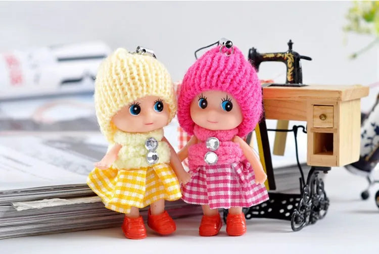 5PCS NEW Kids Toys Soft Interactive Baby Dolls Toy Mini Doll For girls and boys