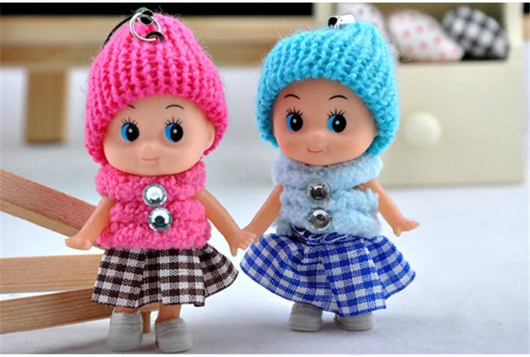 5PCS NEW Kids Toys Soft Interactive Baby Dolls Toy Mini Doll For girls and boys