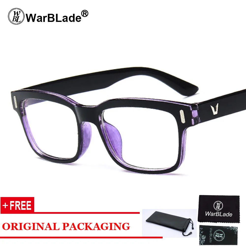 2018 Brand Design Vintage Eyeglasses Female Male Optical Clear Lens Eye Glasses Women Men Eyewear Frames spectacle WarBLade