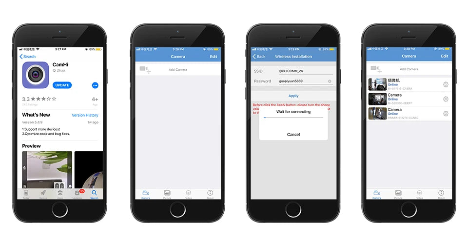 4MP IP Camera WiFi Outdoor Security Camera 1080P Wi Fi Video Surveillance Wireless Wired Wi-Fi CCTV Weatherproof CamHi IP Camara