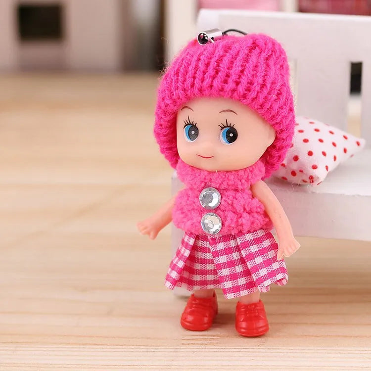 5PCS NEW Kids Toys Soft Interactive Baby Dolls Toy Mini Doll For girls and boys