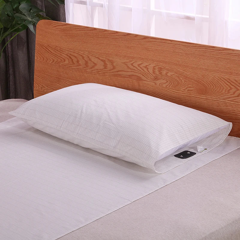 EARTHING  Pillow Case 51*76CM Radiation protection Antimicrobial Fiber for Better Sleep, Natural Wellness, Reduce Pain health