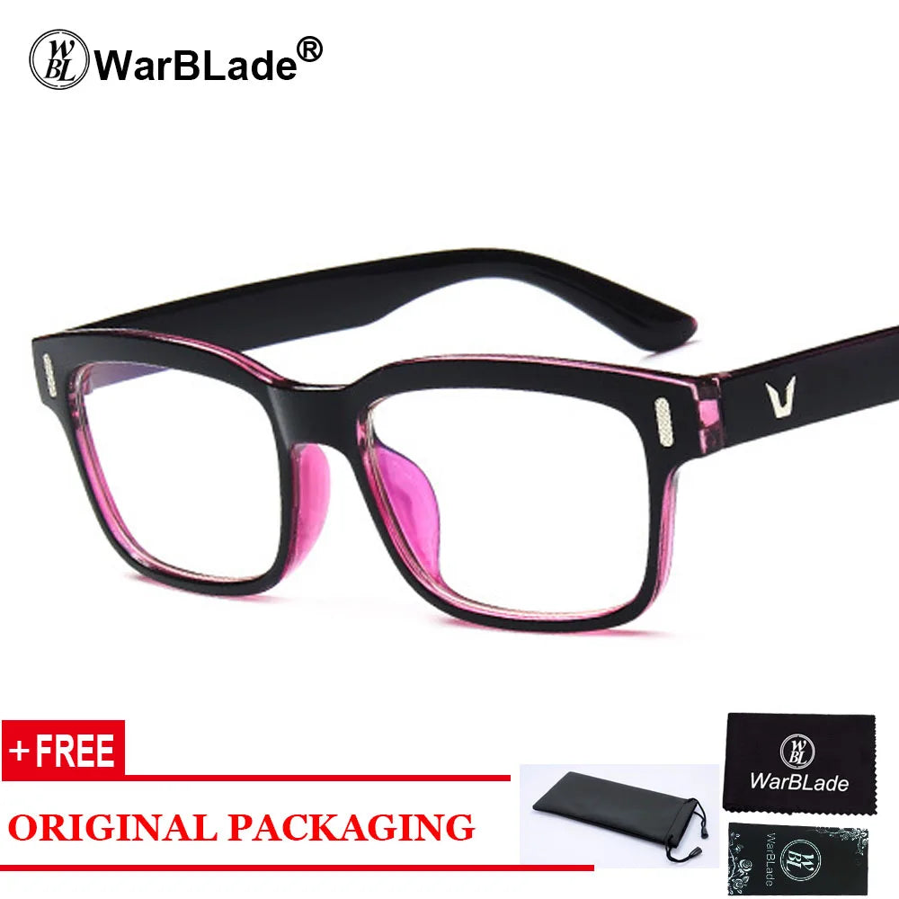 2018 Brand Design Vintage Eyeglasses Female Male Optical Clear Lens Eye Glasses Women Men Eyewear Frames spectacle WarBLade