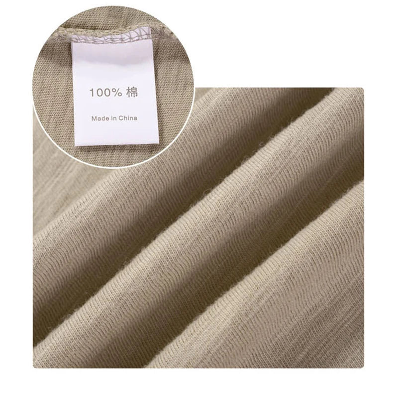 2025 Fashion Mens T Shirt Vintage V-Neck Long Sleeve T-Shirts Male Casual Thin Solid Tee Tshirt Soft Comfortable Tops Clothing