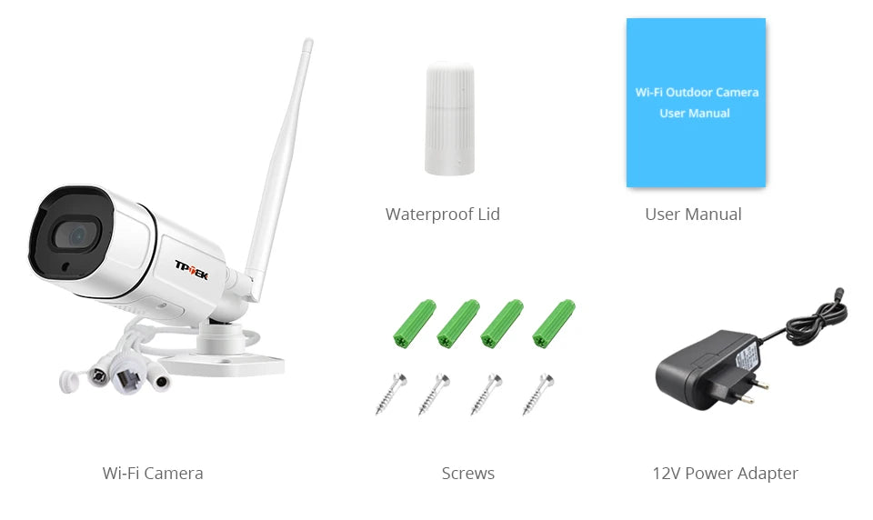 5MP IP Camera Outdoor WiFi Camera Wireless Surveillance 1080P Video Home Security Wi Fi Camara Two-Way Audio CamHi CamHipro Cam