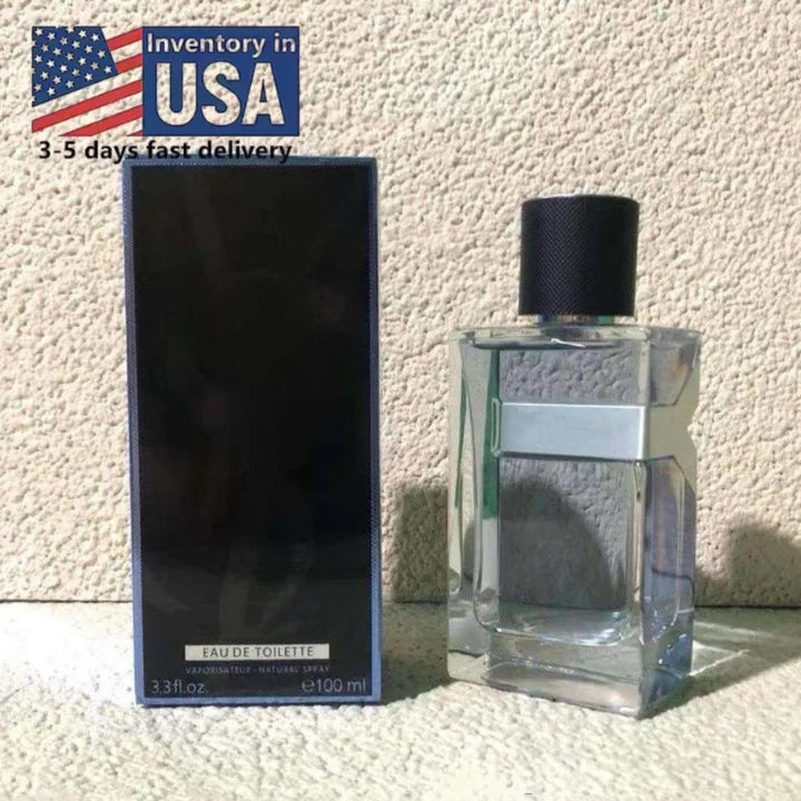 Us Stock Luxury High Quality 100ml Original Men's Perfume Cologne Woody Fresh Ocean Fragrance Spray Light Strong EDT EDP Parfum