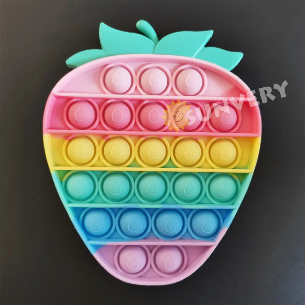 ألعاب حيوانات فيدجيت للأطفال والبالغين، لعبة فيدجيت عصرية من كاواي، لعبة دفع الفقاعات لأسفل، لعبة مضادة للتوتر، هدية عيد ميلاد للبنات والأولاد