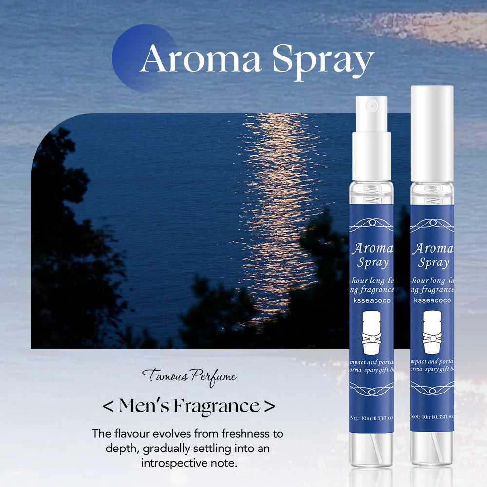 Ksseacoco AROMA SPRAY Perfume Suit 24 Hours Lasting Fragrance French Perfume Various Fragrance