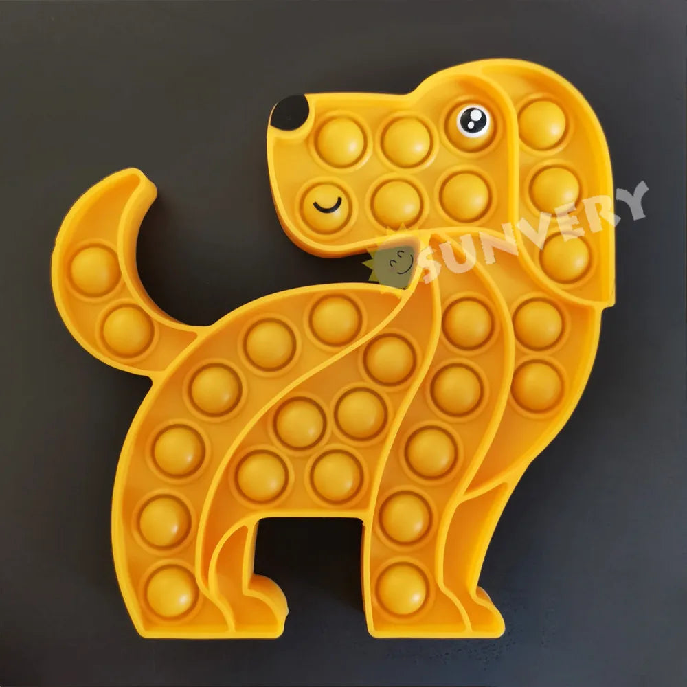 ألعاب حيوانات فيدجيت للأطفال والبالغين، لعبة فيدجيت عصرية من كاواي، لعبة دفع الفقاعات لأسفل، لعبة مضادة للتوتر، هدية عيد ميلاد للبنات والأولاد