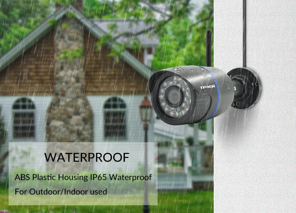 4MP IP Camera WiFi Outdoor Security Camera 1080P Wi Fi Video Surveillance Wireless Wired Wi-Fi CCTV Weatherproof CamHi IP Camara