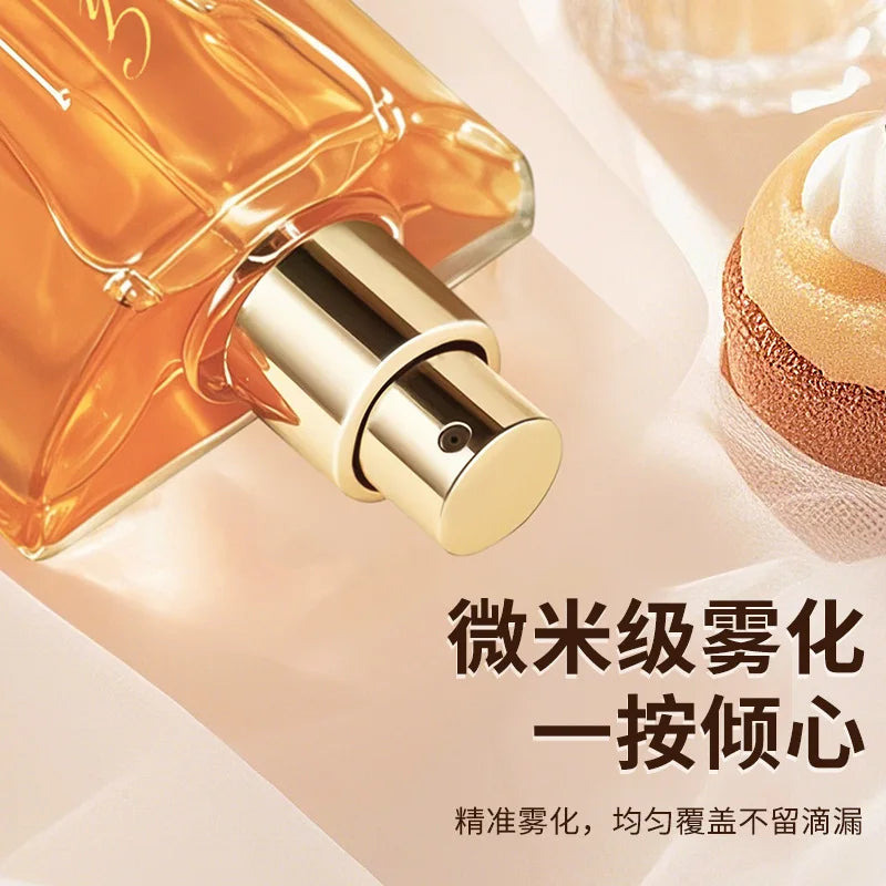 عطر بخاخ نسائي طويل الأمد 50 مل، عطر رذاذ زهري يومي برائحة الشوكولاتة