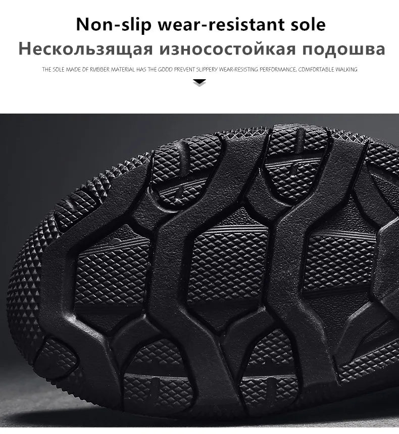 Genuine Leather Men's Shoes Outdoor Non-slip Sneakers Breathable Large Size Casual Shoes Fashion Flats Boat Shoes Men Loafers