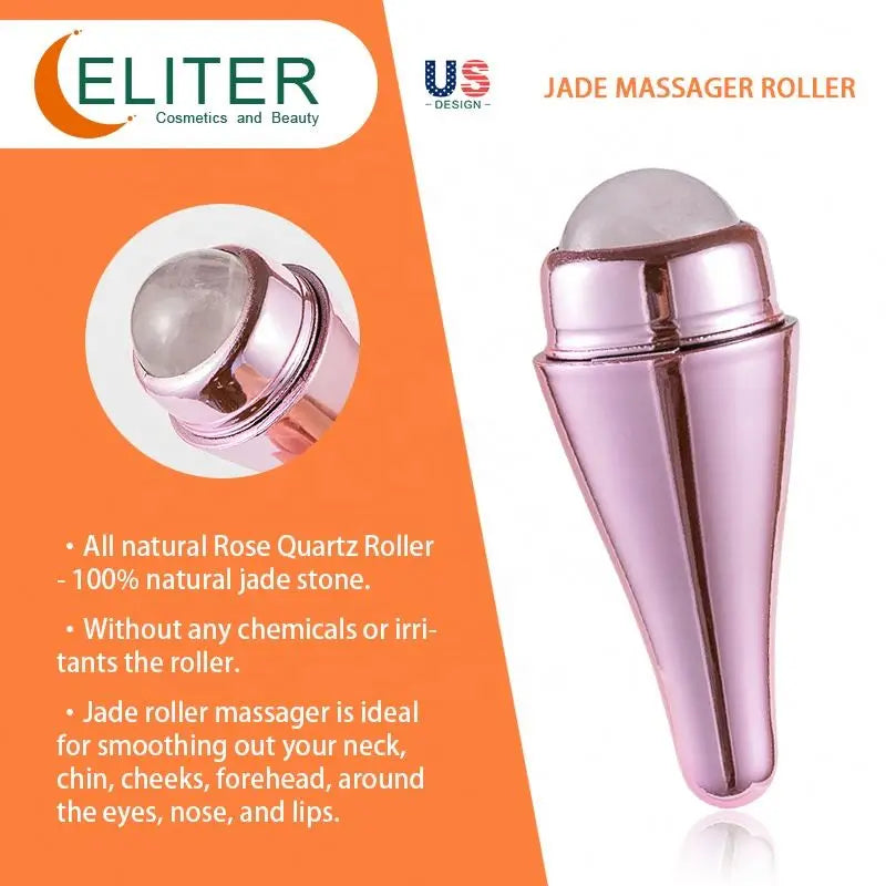 Eliter Hot Selling 3D Facial Care Massager Roller Firming Jade Face Massage Machine for Skin Lifting Makeup Products