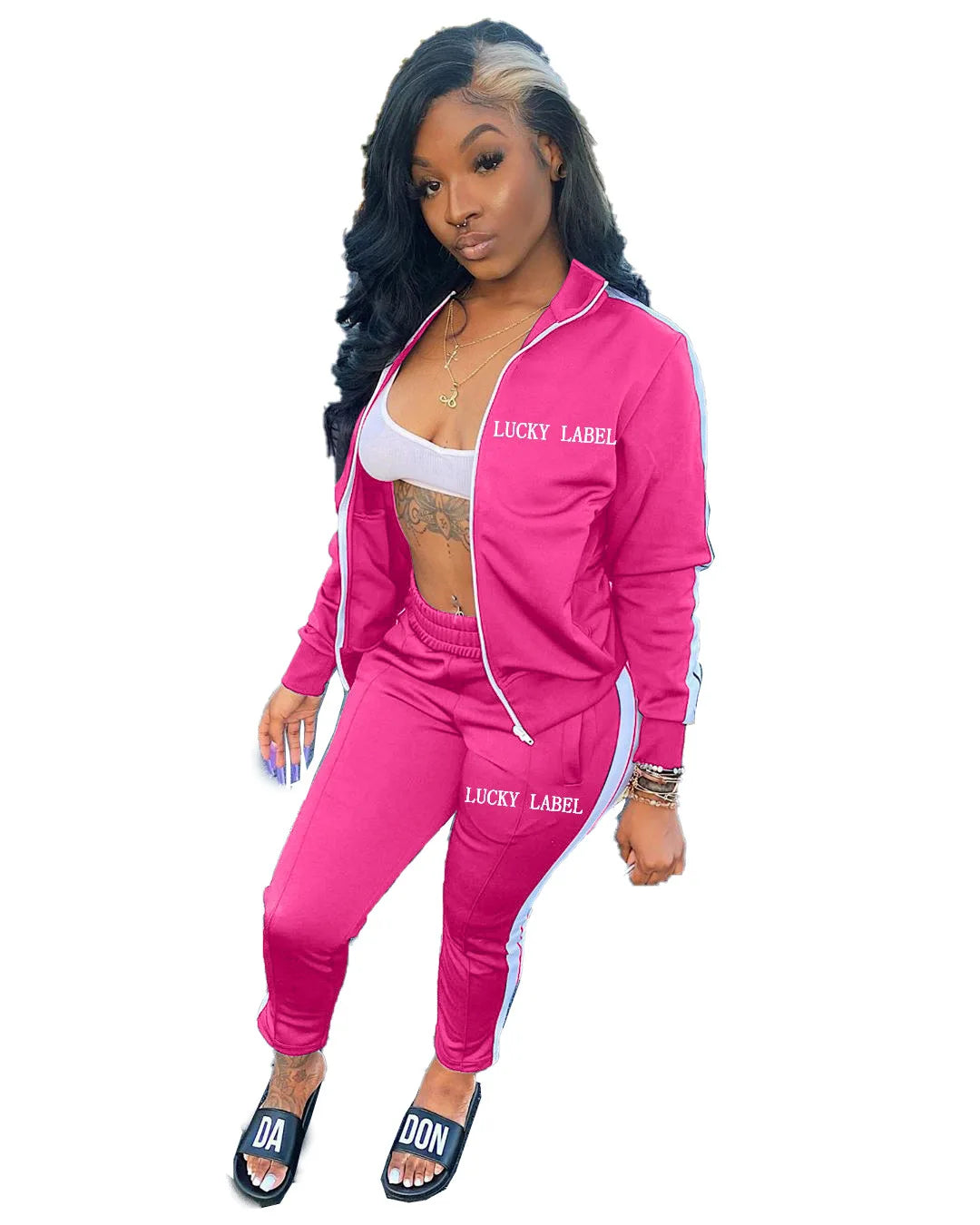 womens fall fashion 2022 lucky label two piece pants set sweat suits women