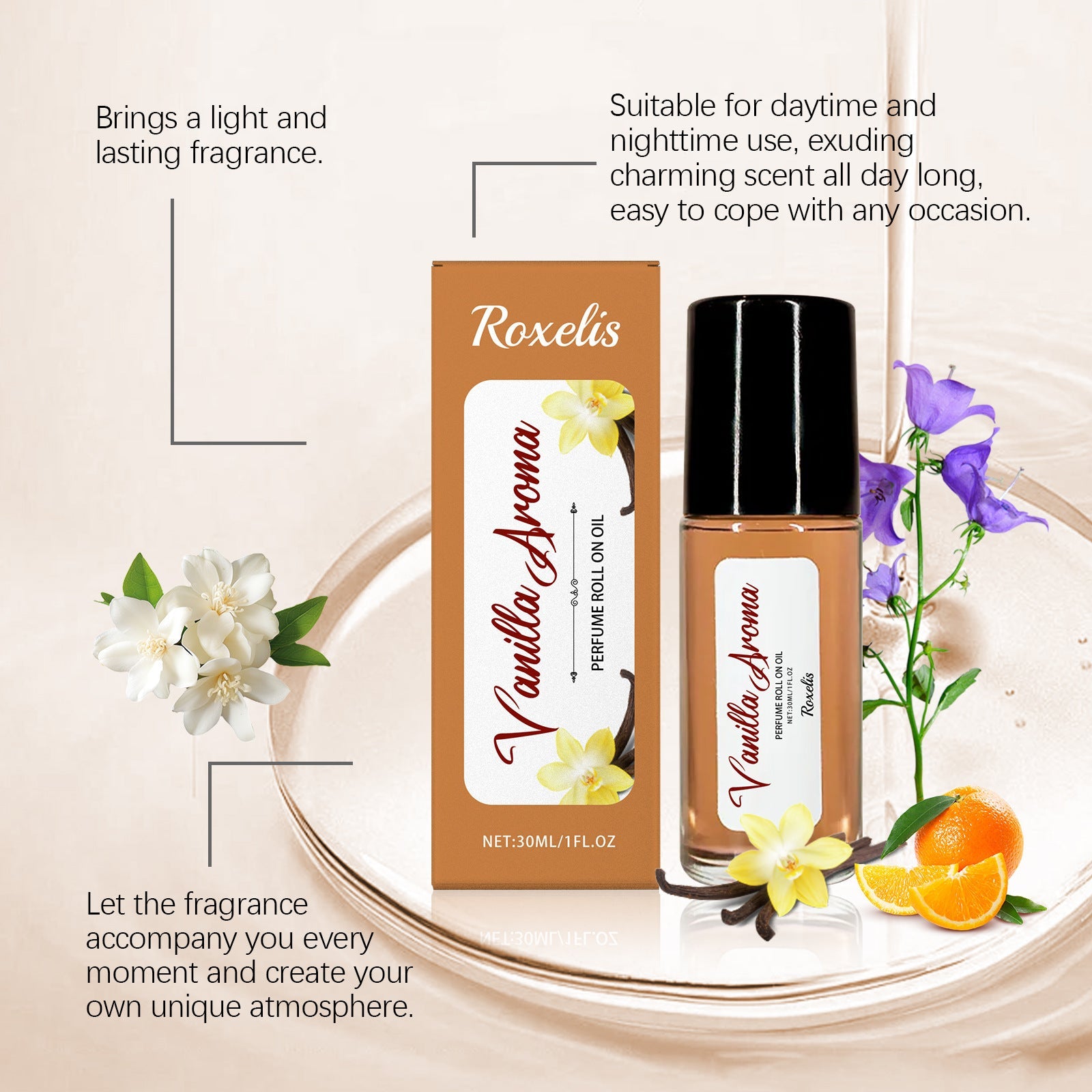 Women Pheromone Perfume Floral Scent All Day Fresh Long Lasting Fragrance Daily Dating Flirting Encourage Vanilla Roller Perfums SwiftNest