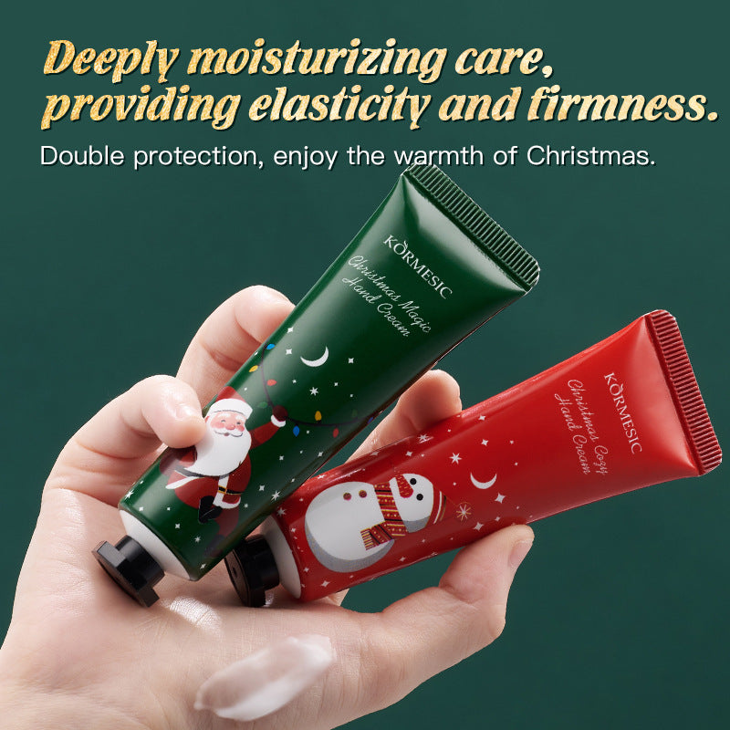 Christmas Gift Set Hydrating Body Care Collection, featuring Hand Cream, Lip Balm, Foot Cream, and Nourishing Moisturizer