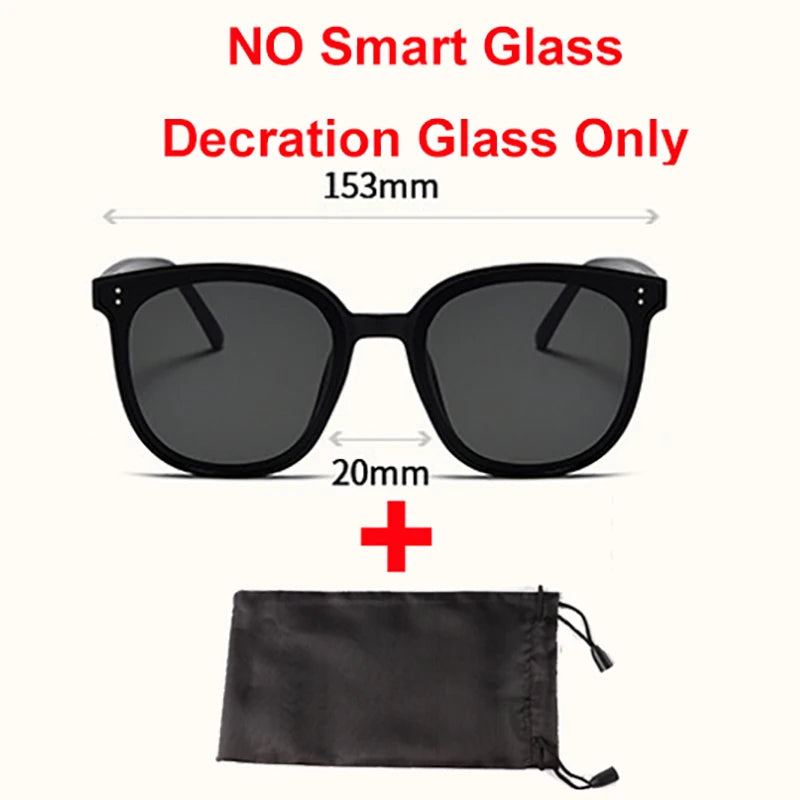 2025 New Smart Glasses Headset 2-in-1 UV Protection Portable Music Sunglasses with Microphone HD Voice Call Smart Sunglasses Men