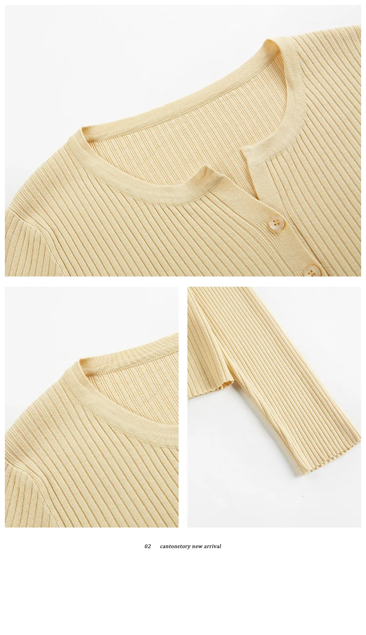 2025 Fashion Women Sweater Female Cardigan Thin Outerwear Short Short Design Sweater Long-sleeve Small Cape Blusa Feminina