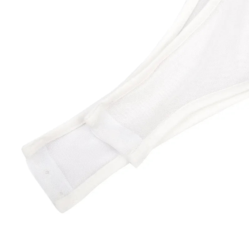 Fashion Trends Women Clothing Corset Top One-Pieces Bodysuit Sexy Long Sleeve See Through Body Feminino Gauze Patchwork Bustier