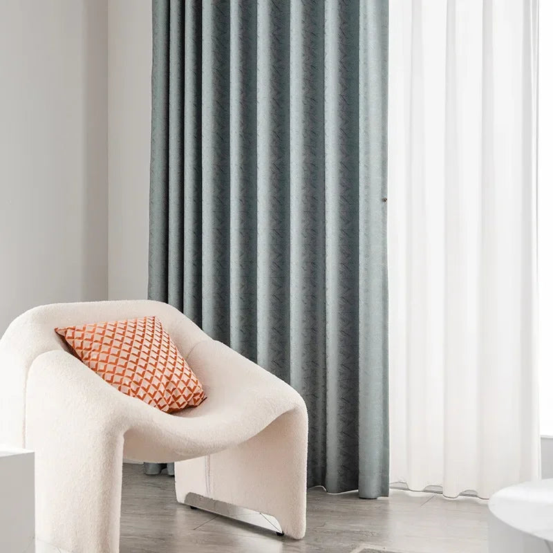 Send Curtains for Living Dining Room Bedroom Styling Light Luxury High Precision Jacquard Blackout High-grade Custom Size Decor