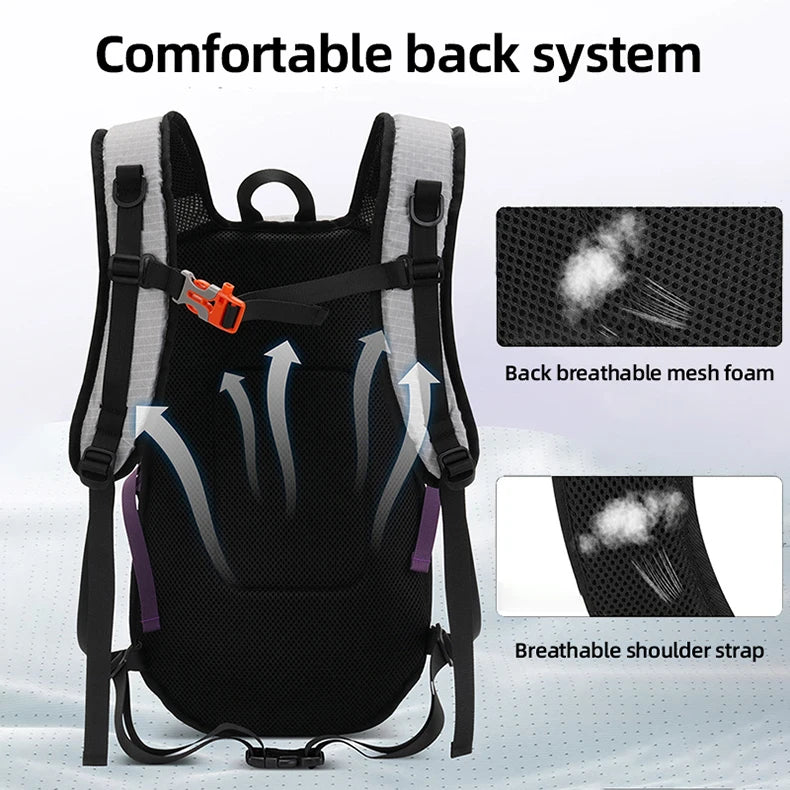 Outdoor Cycling Mountaineering Sports Hiking Backpack Men Women Large Camping Trekking Rucksack Running Climbing   Training Bags