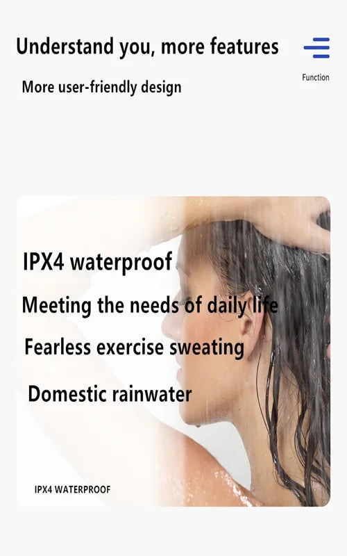 Bluetooth Headset With Microphone Ear Clip Headphone TWS Wireless Earphone Single In-Ear HD HiFi Stereo Touch Control Sports New