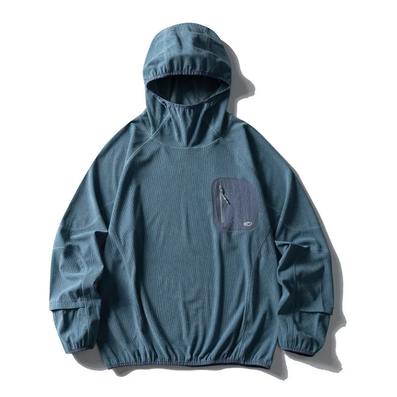 Outdoor Sports Lightweight Quick-Dry Hooded Fleece Training Top Unisex Design with Multiple Color Options Outdoor Camping Hoodie