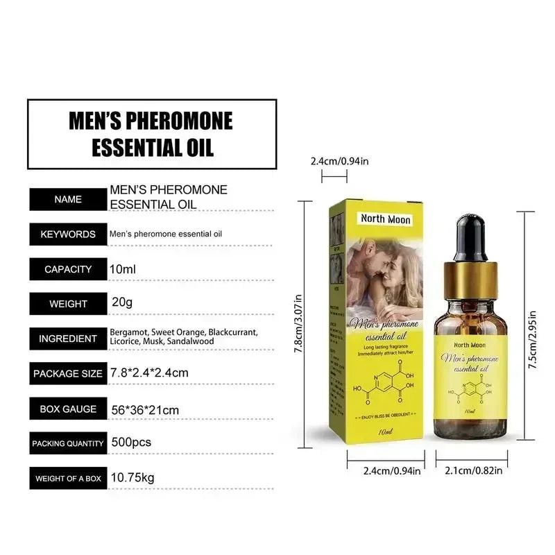 10ml Pheromones Perfume Men Fragrance Intense Collection Perfume Pheromone Essential Oil Perfume for Men To Attract Women SwiftNest