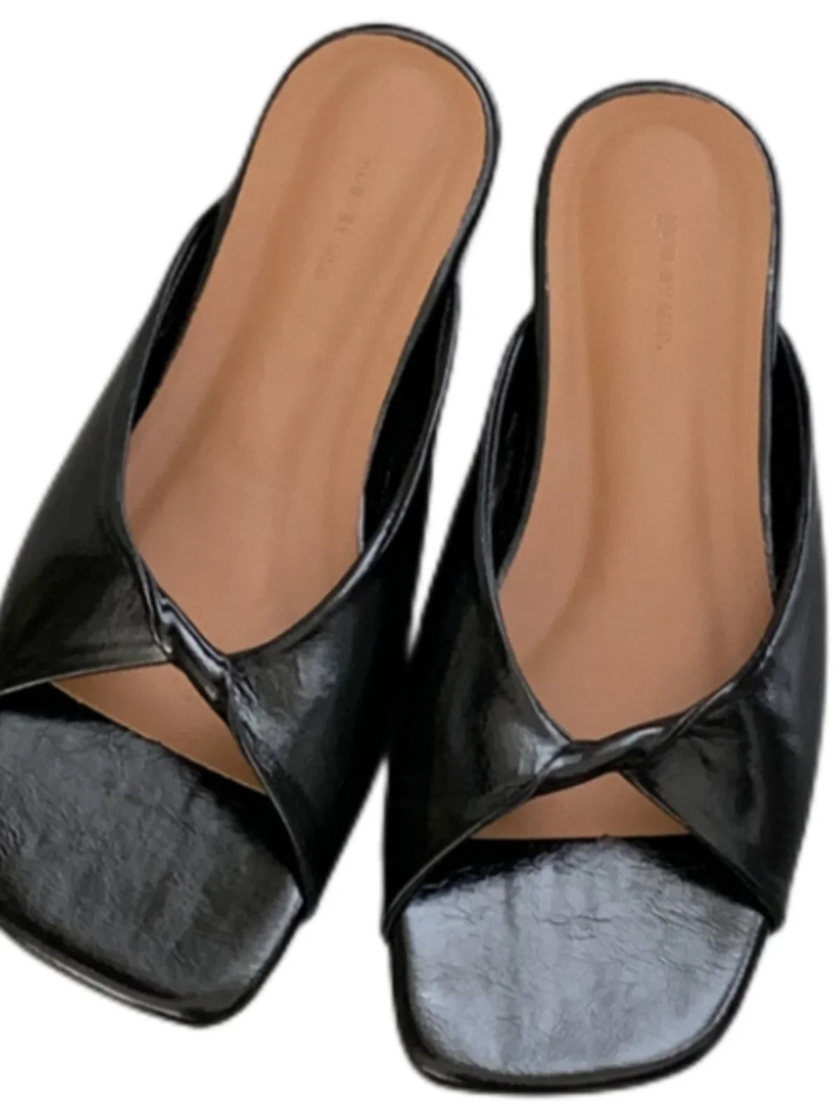 Flats Slippers Women Open Toe Sandals Summer Flip Flops Casual Shoes 2025 Trend Dress Party Shoes Woman Slides Designer