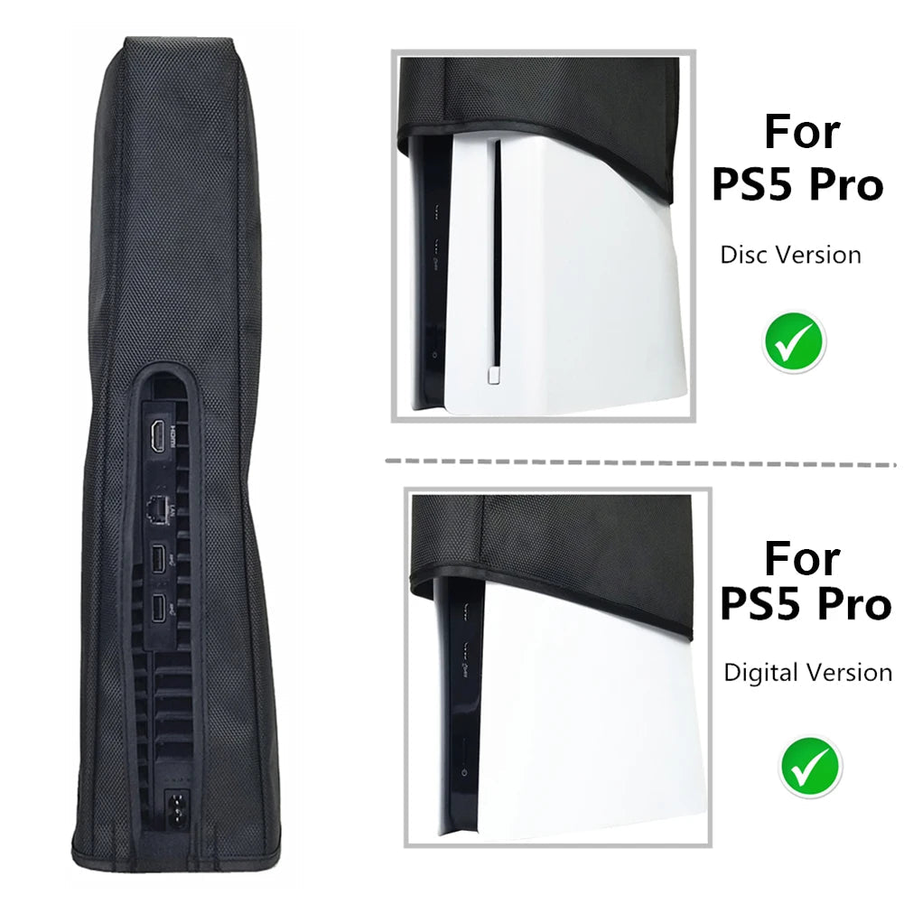 Vertical Dust Cover For PS5 Pro Console Protective Cover Anti-Scratch Dust Proof Protector For PS5 Pro Digital and Disc Edition SwiftNest