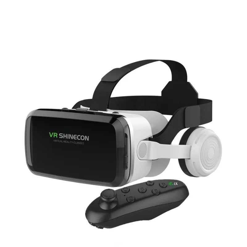 VR Shinecon Casque Helmet 3D Glasses Virtual Reality For Smartphone Smart Phone Headset Goggles Binoculars Video Game Wirth Lens