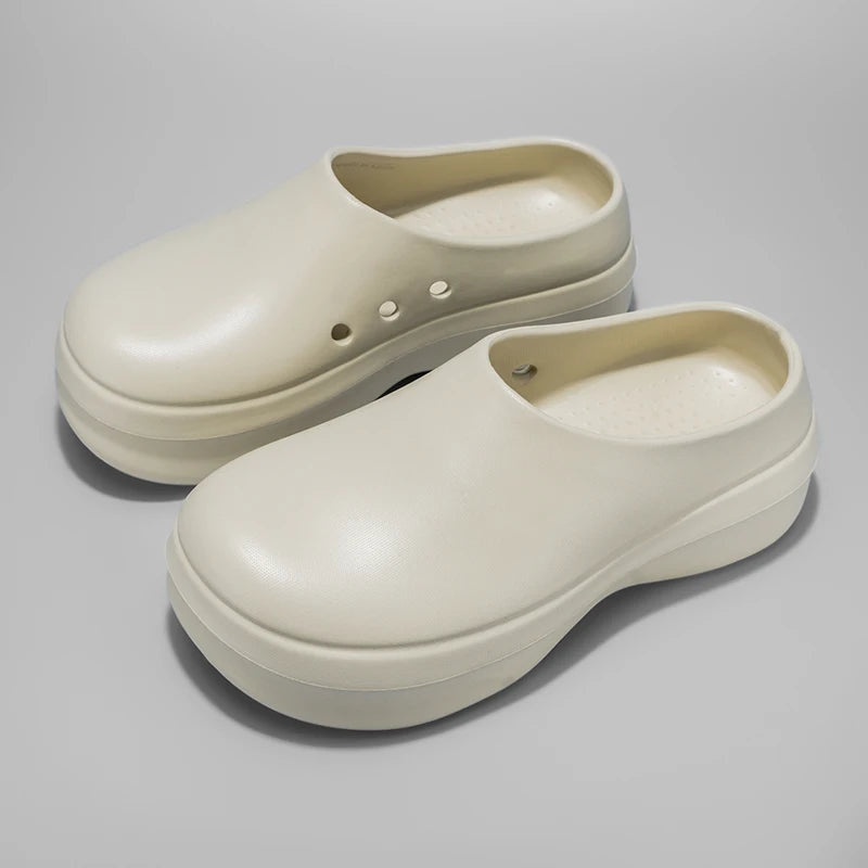 Fashion EVA Men Casual Shoes Thick Soles Sandals WaterProof Anti Slip Work Shoes Women Comfort Nurse Shoes Couple Garden Clogs