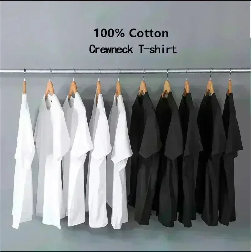 Fashion T Shirt for Men Women Summer Black White T-Shirts Clothing Polos Short Sleeve Luxurys Clothes High Quality Cotton Tops