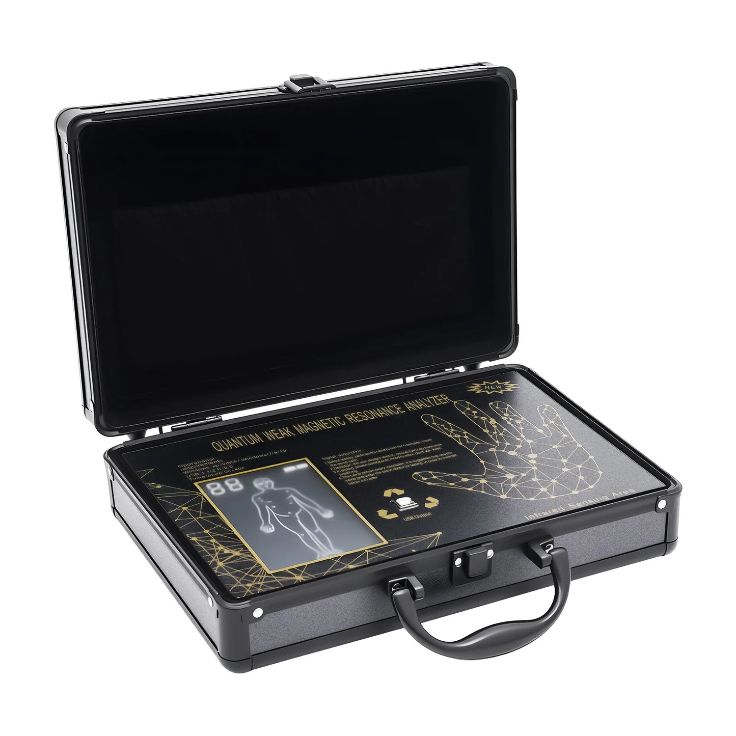 Quantum Health Analyzer with 50+ Reports, Portable Body Health Monitor with Infrared Sensor Non-Invasive Wellness Scanner