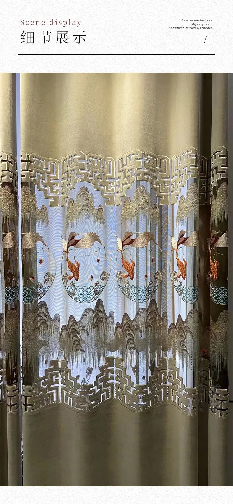 Curtains for Living Room Bedroom Dining  Embroidered Modern Shading Velvet Cloth Customiz Custom  Classic Decor Fabric Blackout