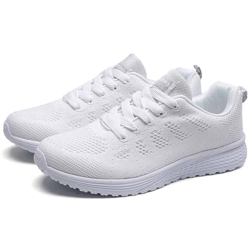 Fashion 2025 New Women's Sneakers Platform Shoes Woman Plus Size Casual Sneaker Woman Lace Up Female Sneakers Tenis Feminino