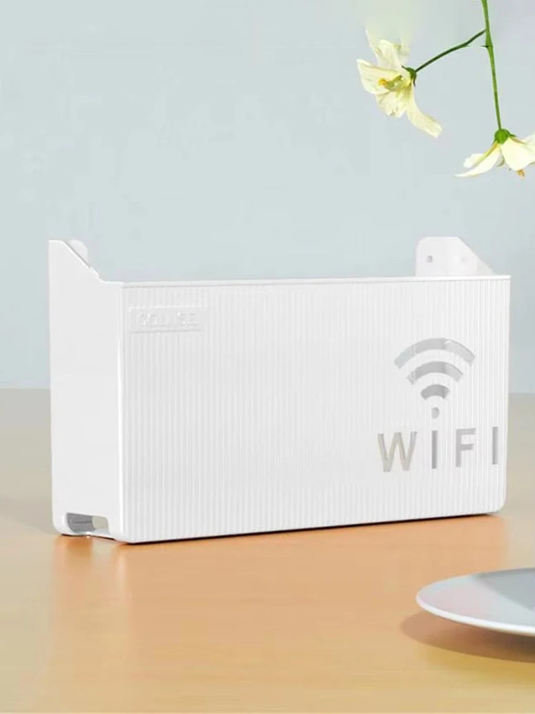 Home Router Storage Box, Wireless WIFI, TV Set-Top Box Wall Mounted Storage Rack, For Living Room, Bedroom Sorting Storage
