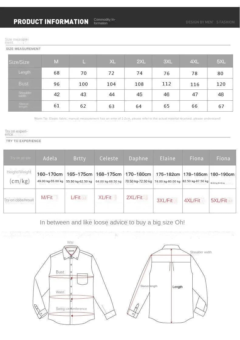 Men's Spring Autumn Fashion Trend Slim Fit Casual Floral Print Long Sleeve