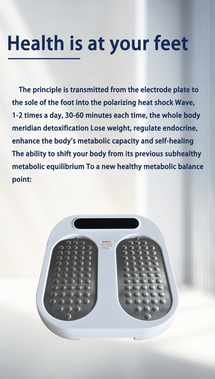 Upgrade P100 Terahertz Foot Therapy Machine Health Care Blood Circulation Foot Massage Meridian Apparatus for Personal Wellness