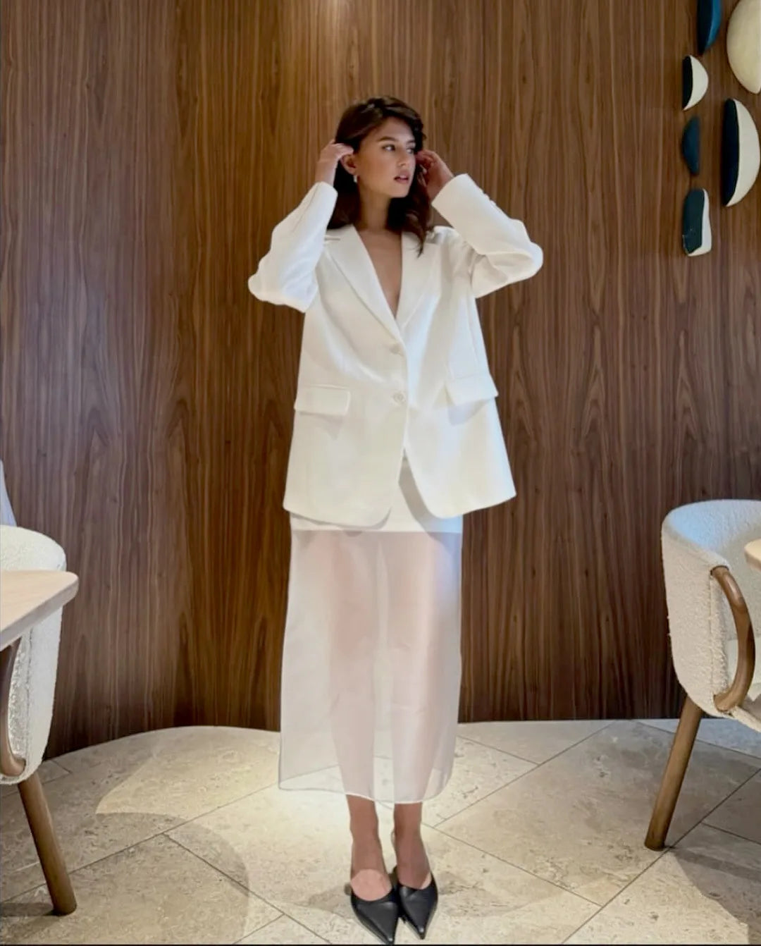 Women Fashion See Through High Waist Long Skirt New Summer Sexy Straight Skirt Office Commuting Casual Splice Lady Skirts SwiftNest