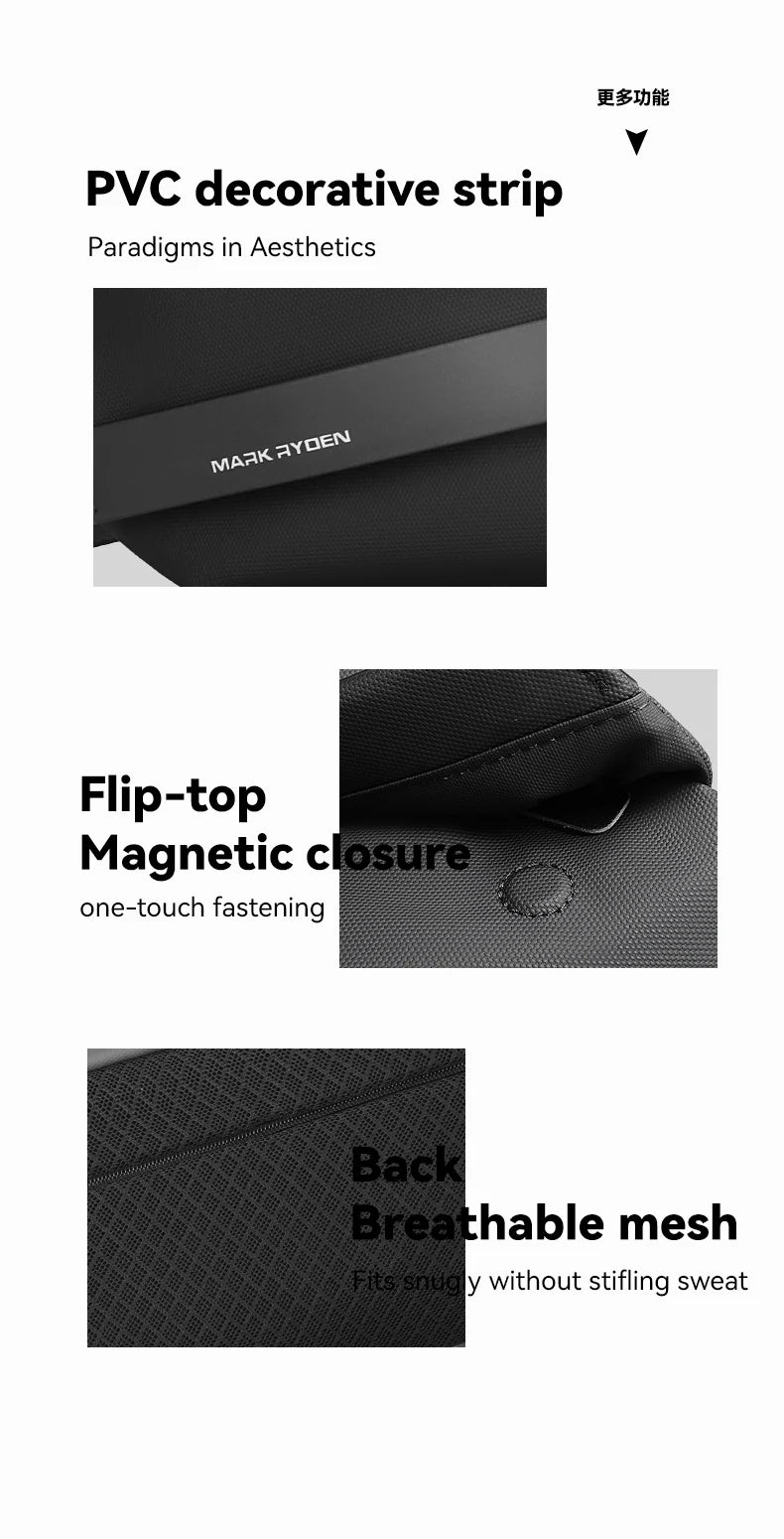 Mark Ryden magnetic closure crossbody bag sling bag small bag crossbody bags luxury designer bags for man for women