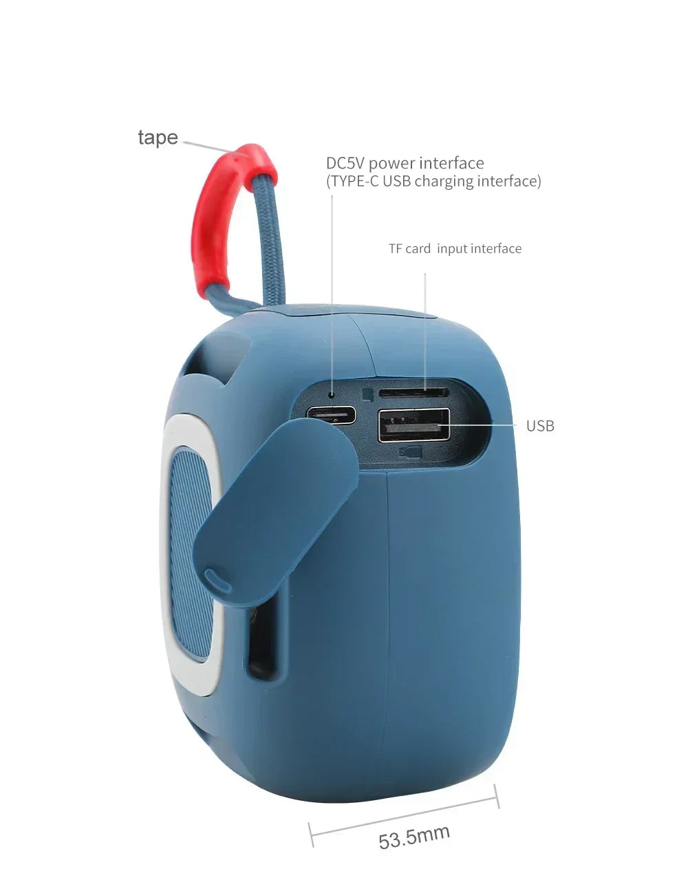 Bluetooth Speaker Mini Portable IPX4 Waterproof Wireless Loudspeaker Support TF FM Card BT TWS Stereo HIFI Sound Box Car Audio