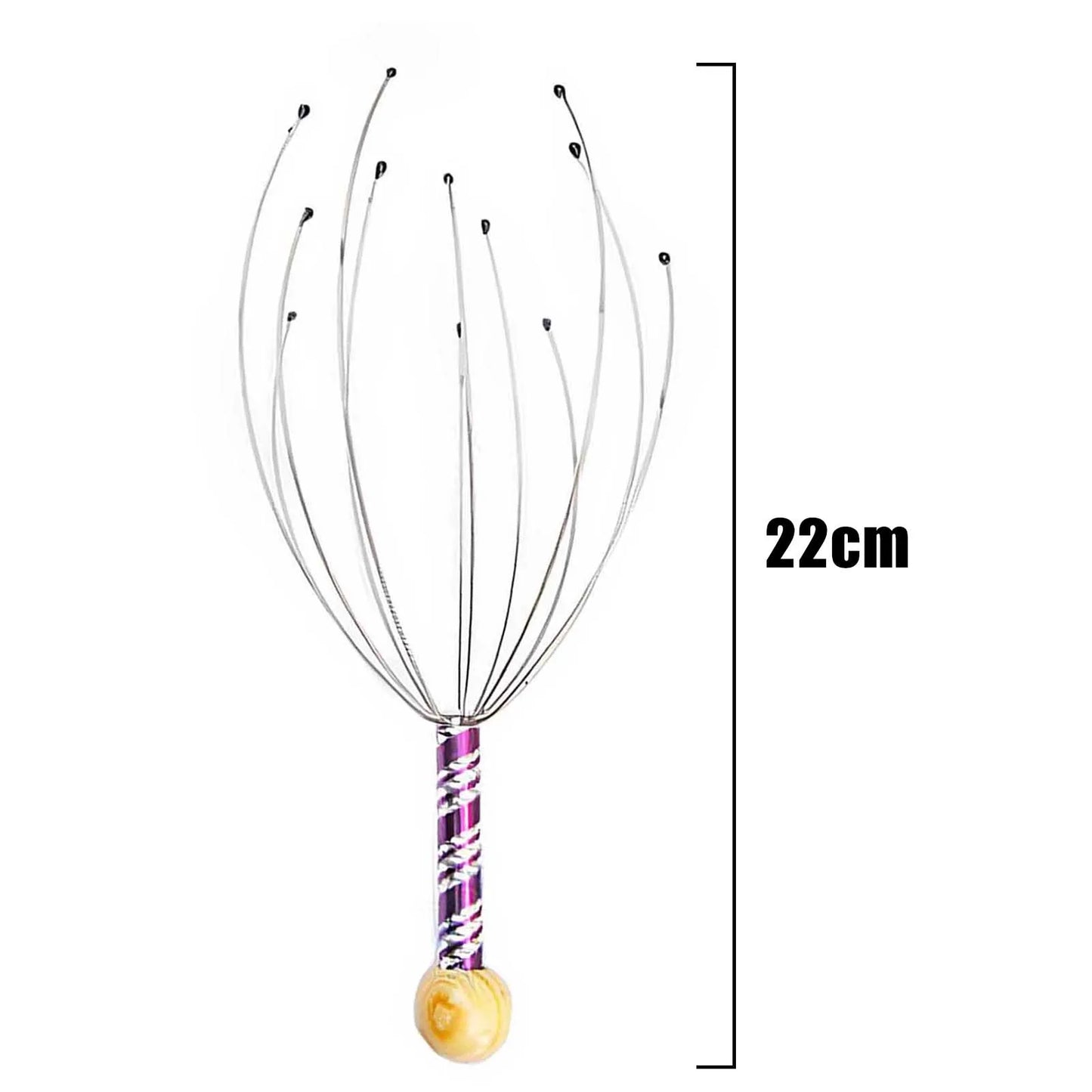1pcs Random Color Head Massager Scratching Octopus Scalp Tool Pet Massage Health and Wellness Head Therapy