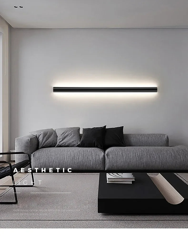 Bedroom Wall Lamp Simple Modern Living Room Background Wall Lamp Led Minimalist Long Entry Porch Aisle Corridor Lamps