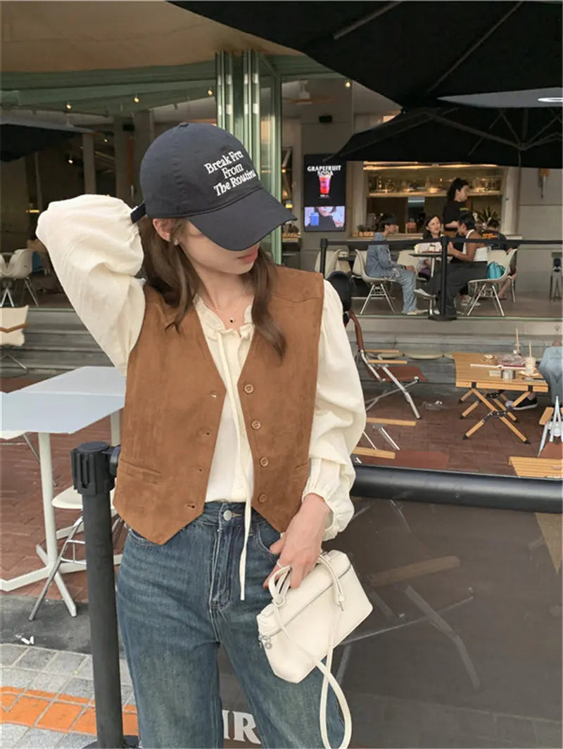 سترات أنيقة للنساء، معطف ربيعي وخريفي، مناسب لجميع المناسبات، كاجوال، موضة كورية، أناقة هاراجوكو، ملابس الشارع، أناقة نسائية