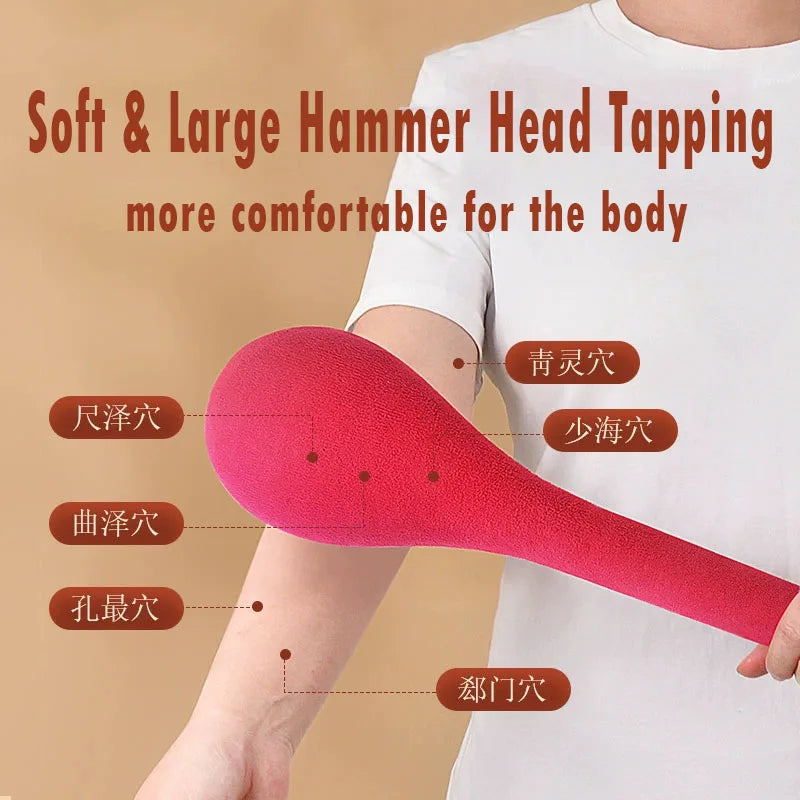 Wellness Massage Tools Extended Back Punch Massage Hammer High Quality Multifunctional Meridian Beat