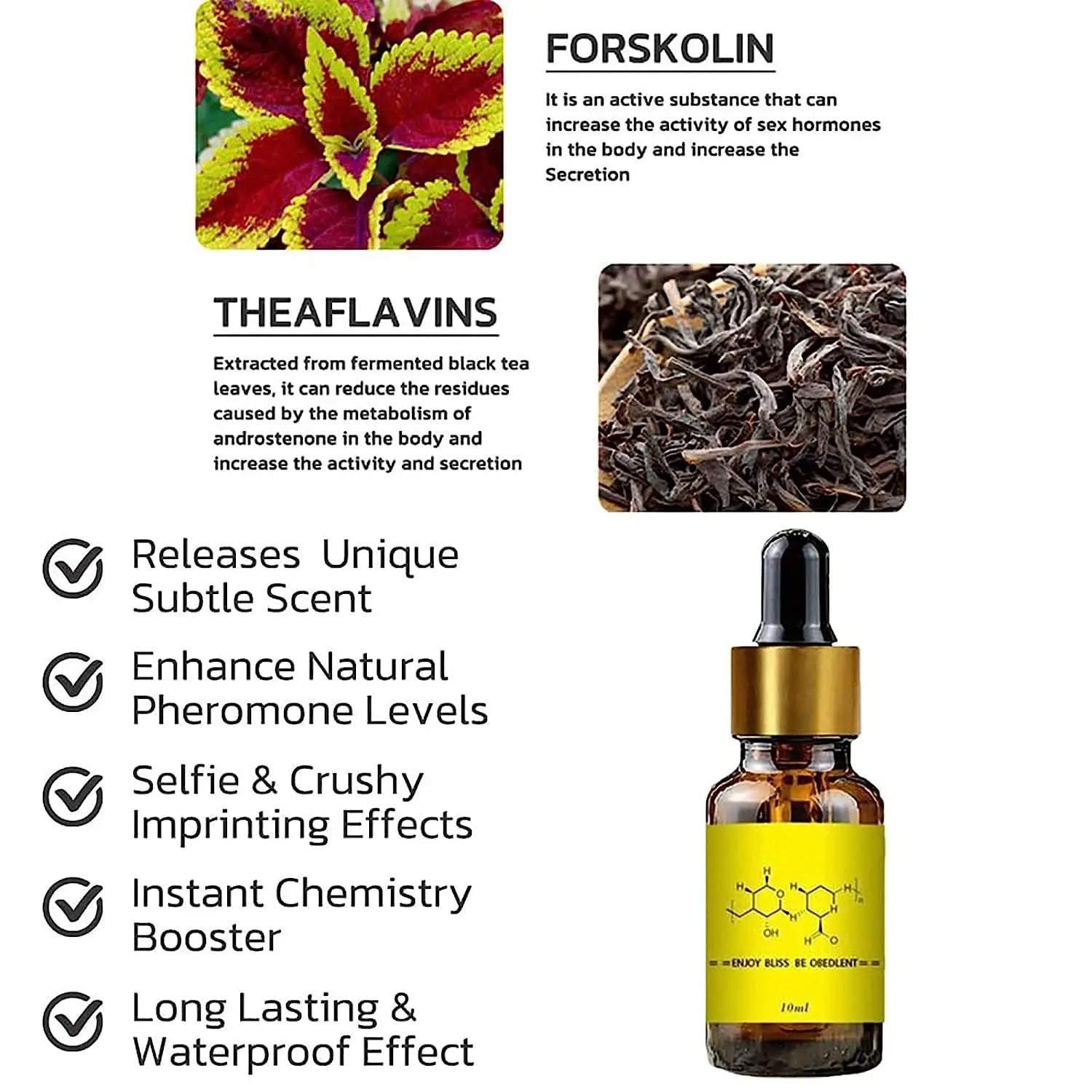 Strong Pheromone For Man To Attract Women Flirting Perfume Essential Sexually Stimulating Long Lasting Androstenone Sexy Perfume SwiftNest