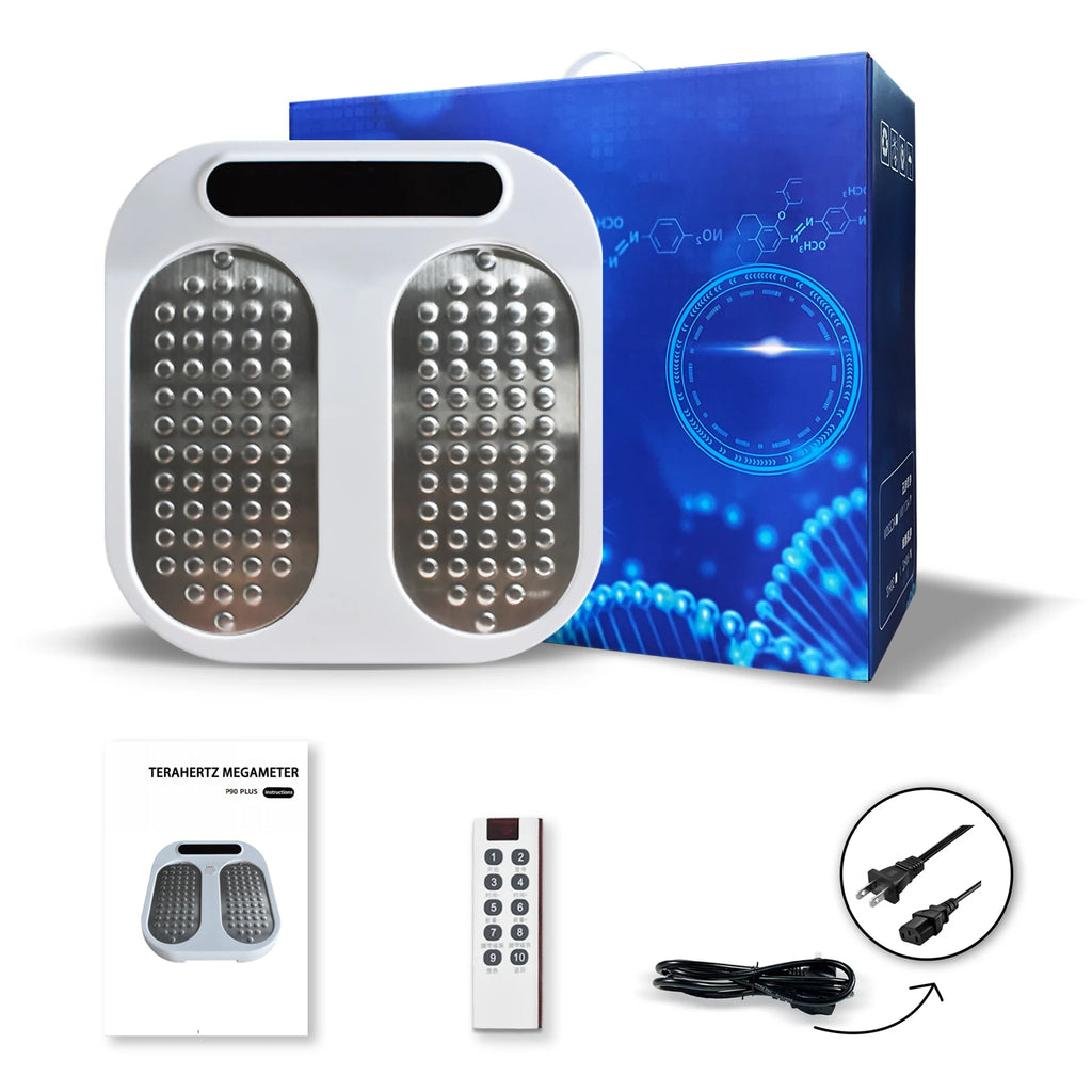 Upgrade P100 Terahertz Foot Therapy Machine Health Care Blood Circulation Foot Massage Meridian Apparatus for Personal Wellness