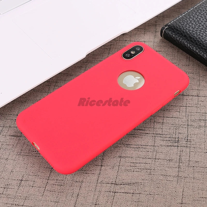 Silicon Case For iPhone 6 6s 7 8 Plus 7Plus 8Plus SE 2020 iphone 11 12 13 Pro X XS MAX XR mini Gel Cell Phone Cover Casing Coque